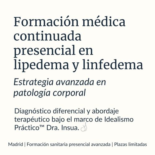 Formación médica continuada presencial en lipedema